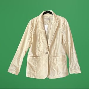 J. Crew Linen-blend blazer, size 2.